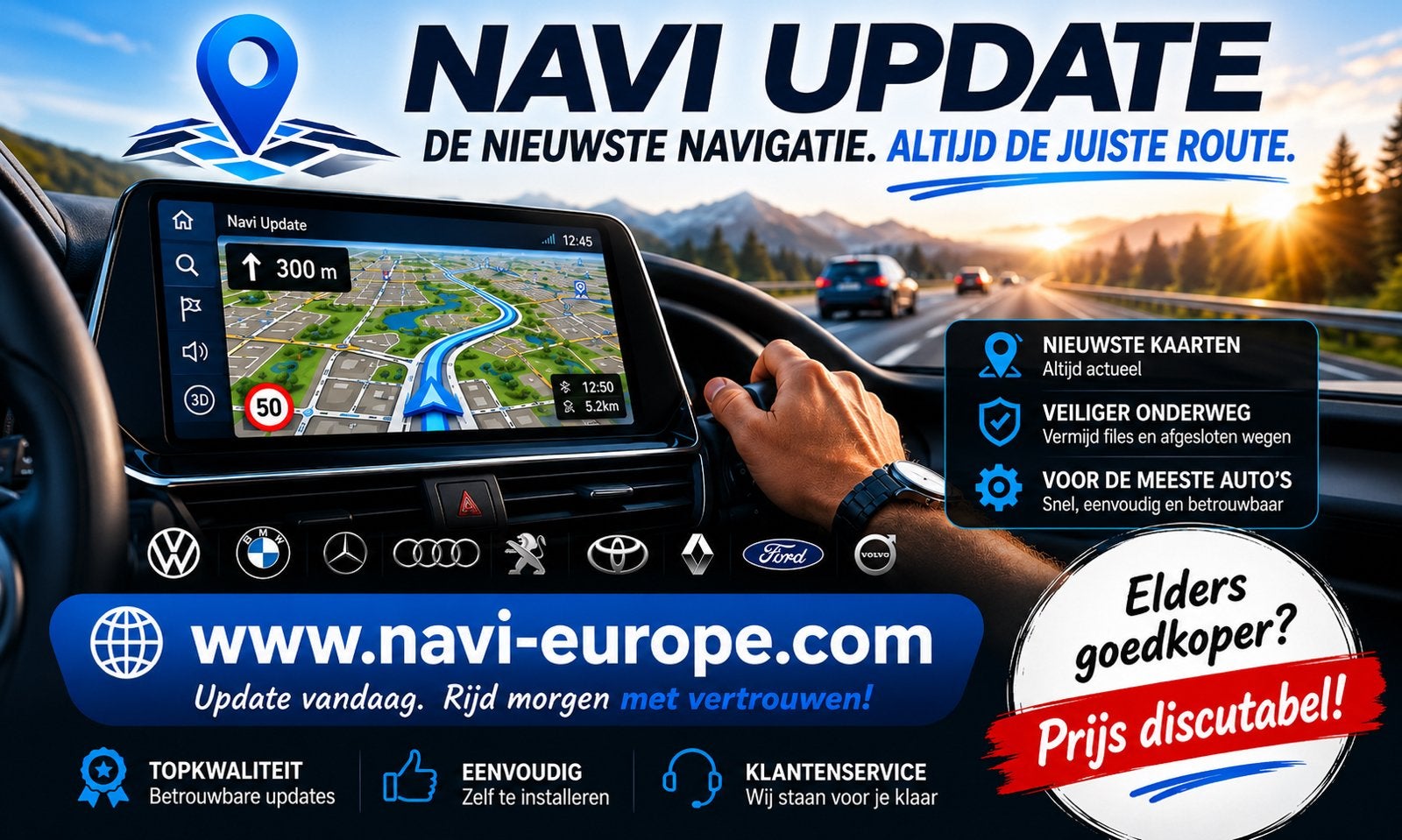 Auto Navigatie & Firmware Update SD Kaart & USB, Verzenden, Nieuw