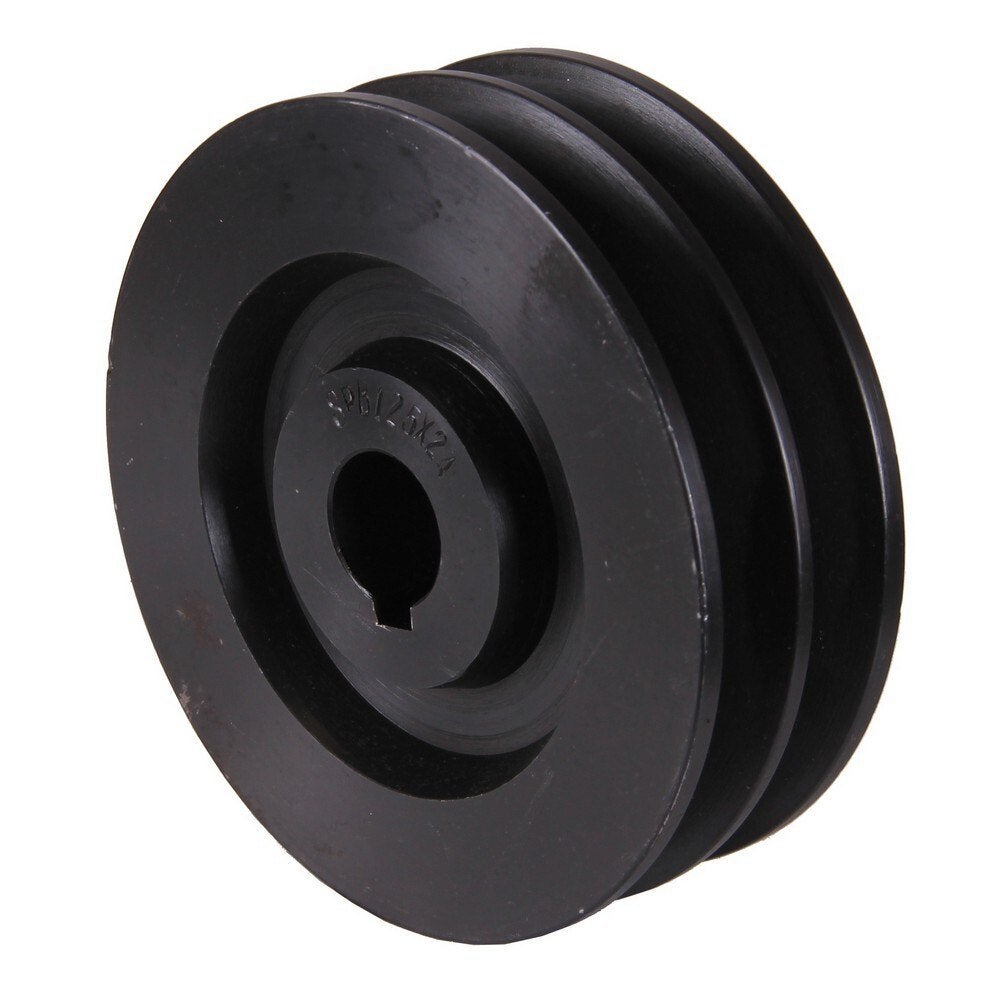 Poelie diameter 125mm gat 19mm B-type dubbel, Verzenden