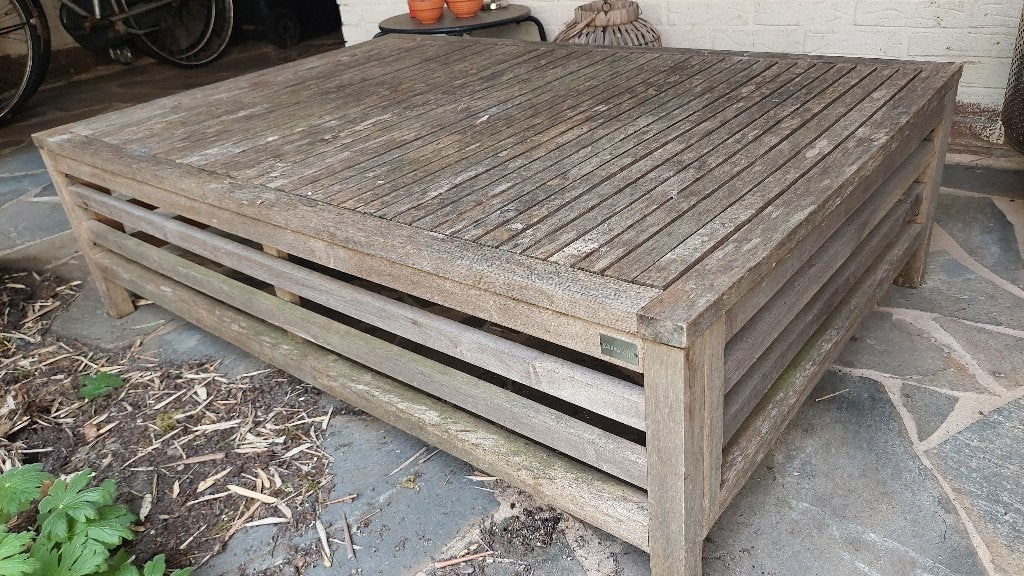 Tuintafel Avandgarden 120 x 80 x 35, Ophalen, Gebruikt, Rechthoekig, Hout