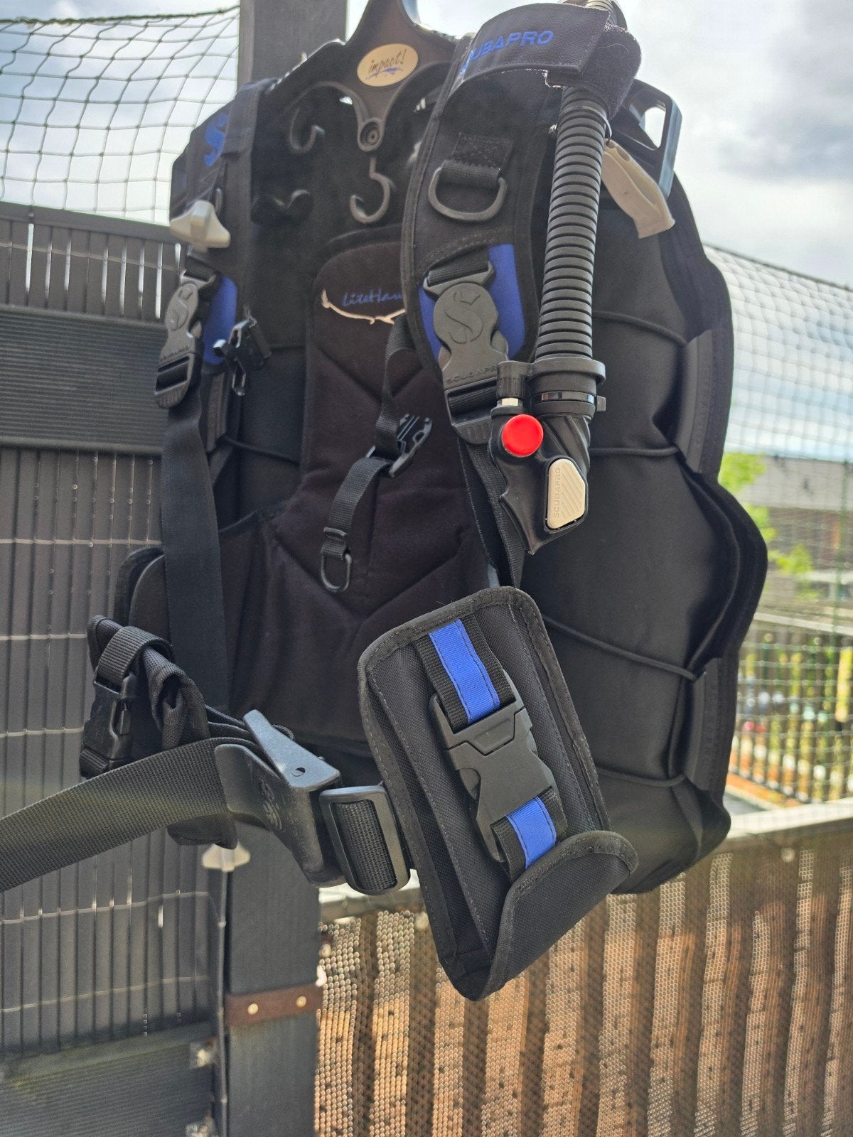 Scubapro Litehawk BCD, XS-S - Zo goed als nieuw, Watersport en Boten, Duiken, Ophalen, Zo goed als nieuw, Trimvest of Wing