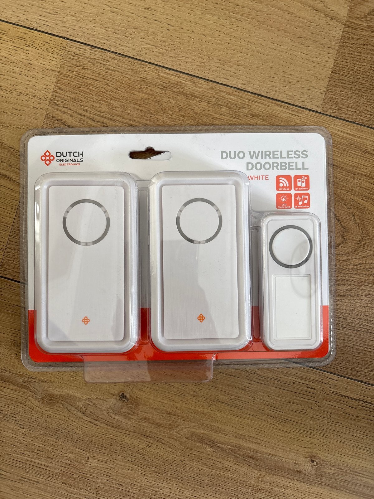 Duo Draadloze Deurbel - Wit, Ophalen of Verzenden, Nieuw, Draadloos