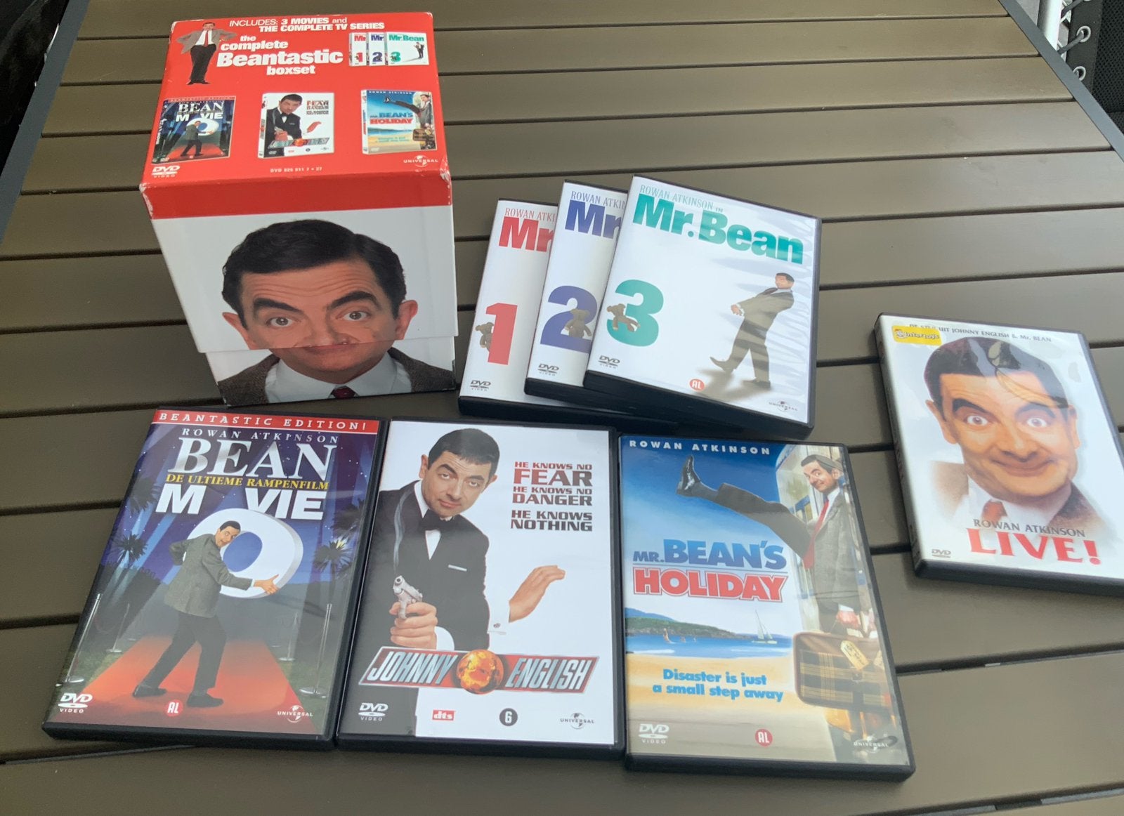 Complete  Mr. Beantastic boxset +Rowan Atkinson Live, Alle leeftijden, Ophalen of Verzenden, Zo goed als nieuw, Tv-programma of Sketches