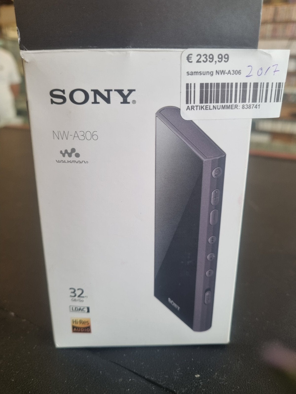 Sony NW-A306 Walkman - Hi-Res Audio Speler (32GB), Ophalen, Minder dan 500 GB, 1-7-1 Konan, Minato-ku, Tokyo 108-0075, Japan, Zo goed als nieuw