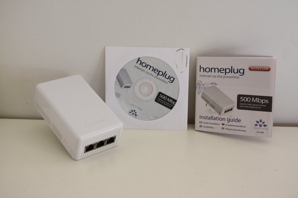 Sitecom Homeplug LN-509 schakelaar 500 Mbps. Nieuw., Ophalen of Verzenden, Nieuw