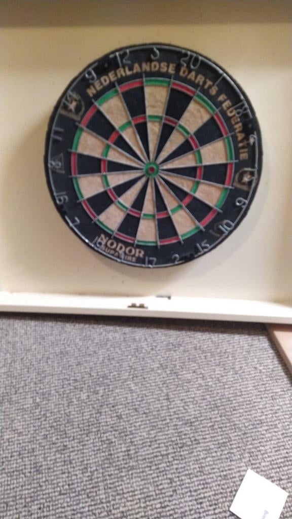 MOEDERDAG OF VADERDAG TIP ZIE EXTRA KORTING DEZE DARTBORD, Ophalen, Gebruikt, Dartbord
