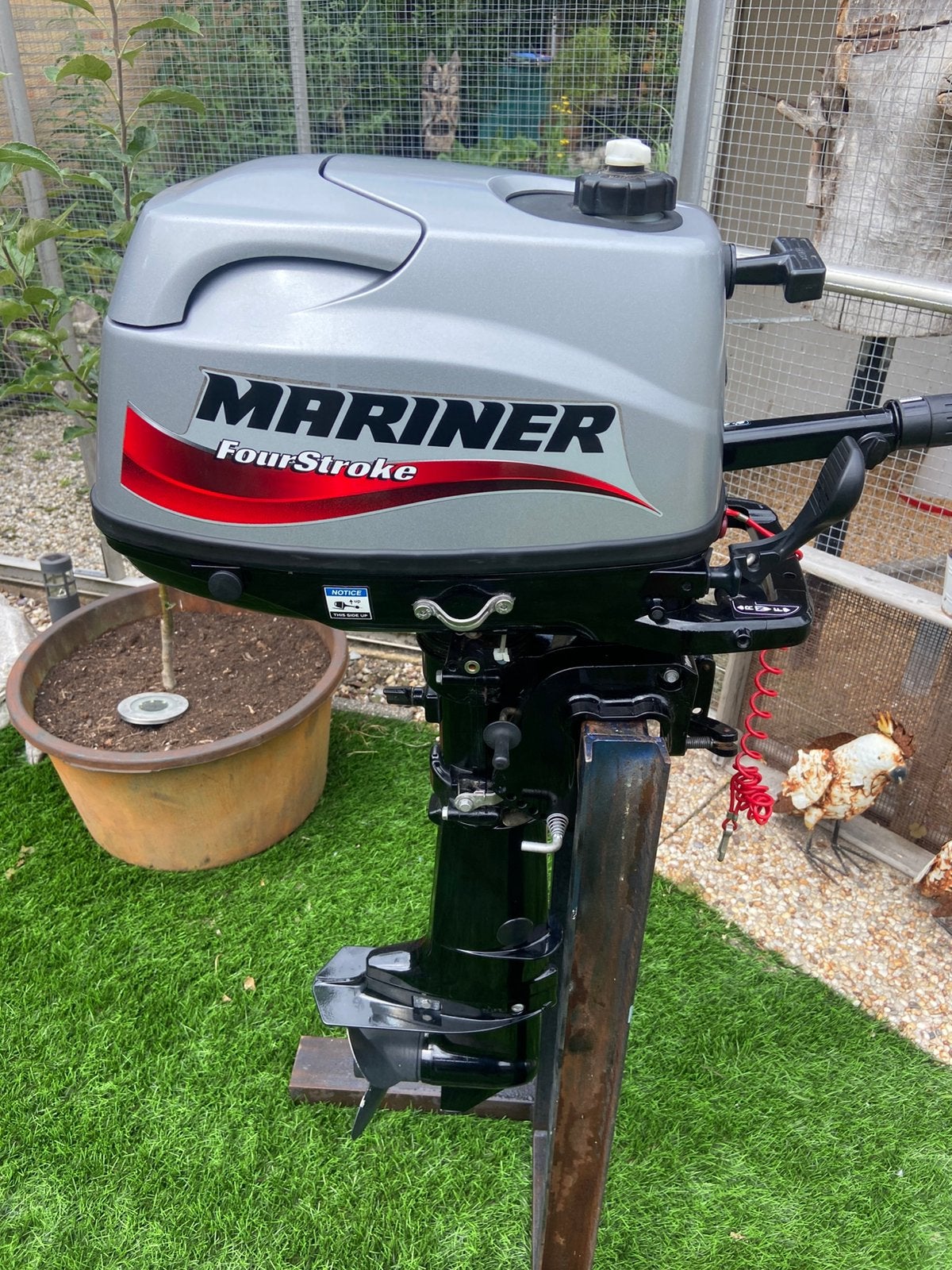 Mariner 6Pk 4Takt 2016 Mercury 6Pk 4Takt 2016 +Zie Omsch!!, Watersport en Boten, Ophalen, Zo goed als nieuw, Benzine, Minder dan 5 pk