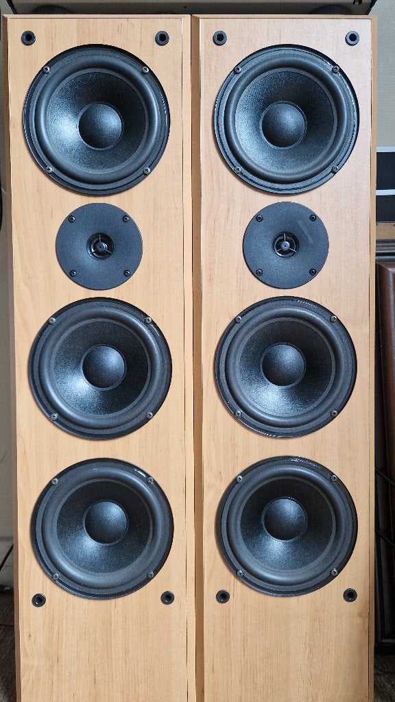 Eltax 2 x 90 Watt speakers, Vloerstaande luidspreker, Gebruikt, 120 tot 150 watt, Stofbestendig