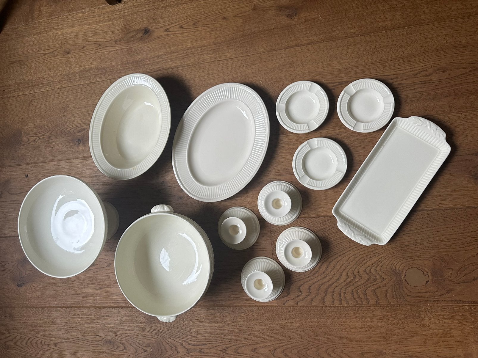 Wedgewood edme schaal kandelaars soepterrine asbakjes, Ophalen, Zo goed als nieuw, Aardewerk, Schaal of Schalen