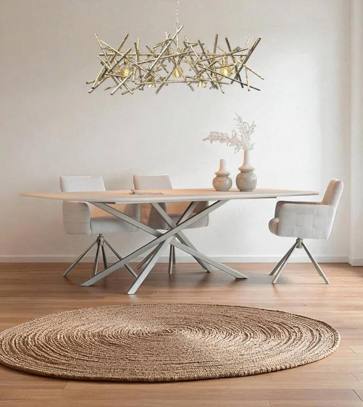 NIEUW NIEUW Brut hanglamp L&b Kroonluchter- winkel, Verzenden, Nieuw, Metaal, 75 cm of meer