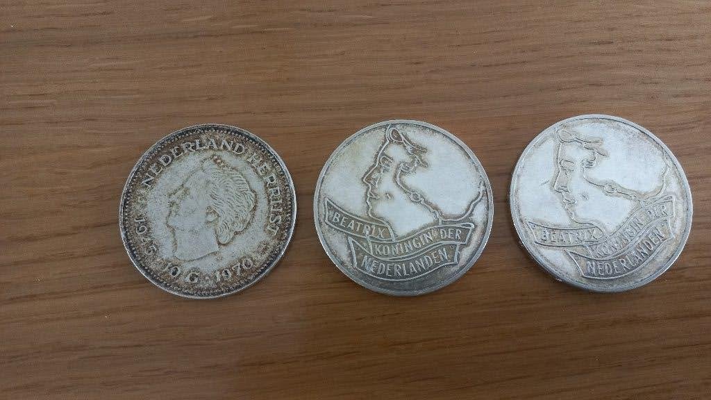 zilveren muntstukken, Ophalen, Vóór koninkrijk, Zilver, Euro's