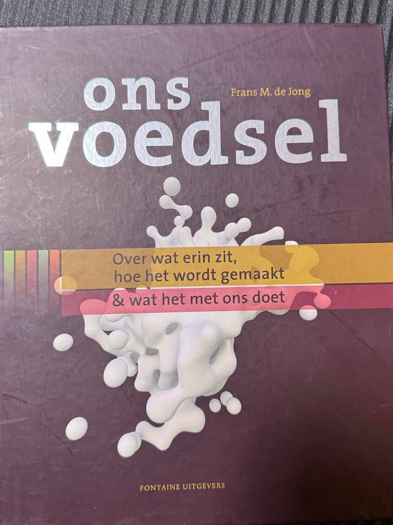 Ons Voedsel - Frans M. de Jong, Boeken, Ophalen of Verzenden, Gelezen, Dieet en Voeding
