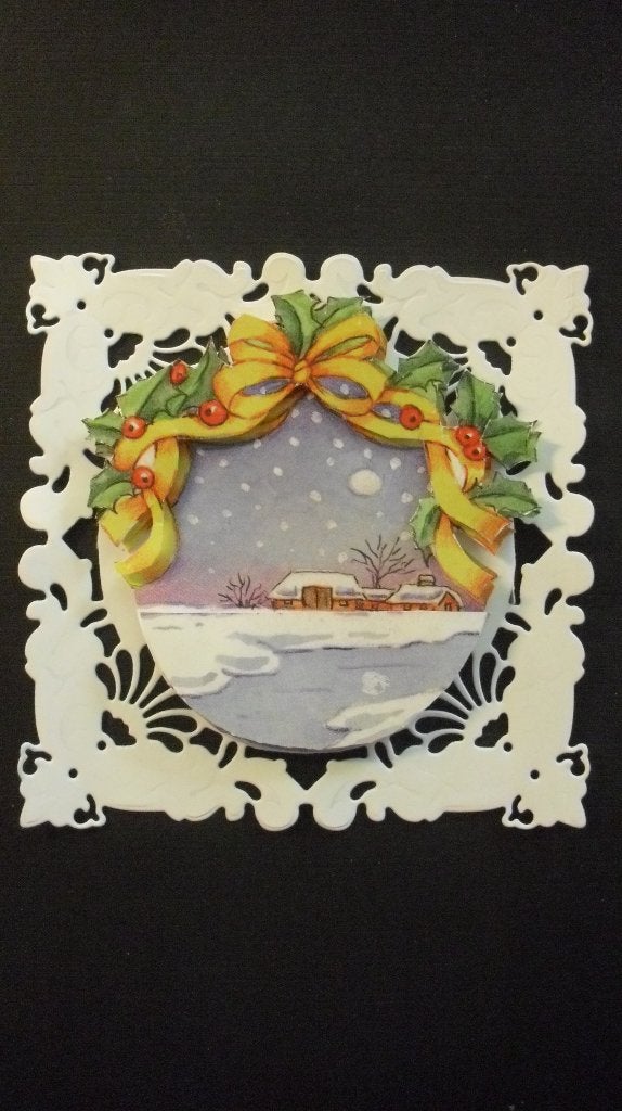 3D uitgeknipte-kerstplaatjes met opleg nr:1, Hobby en Vrije tijd, Verzenden, Nieuw, Overige thema's, Pons of Mal