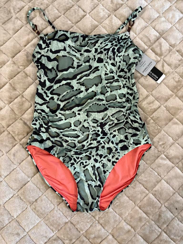 Andres Sarda Badpak maat 80 B, Kleding | Dames, Badmode en Zwemkleding, Ophalen of Verzenden, Nieuw, Groen, Badpak
