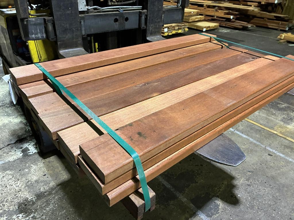 Vlonderplanken-planken-Hardhout-Massaranduba-32x115mm, Ophalen, Nieuw, Hout