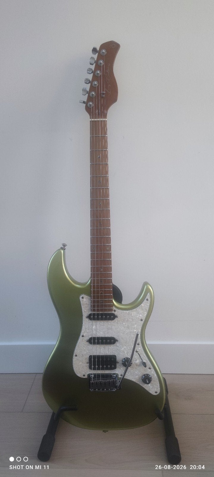 Sire Larry Carlton S7 Sherwood Green elektrische gitaar, Ophalen, Zo goed als nieuw, Solid body, Overige merken
