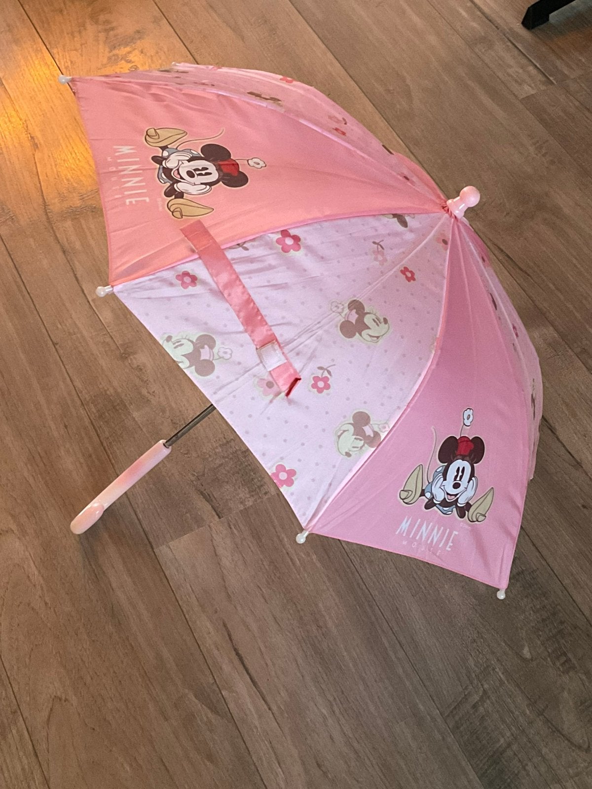 Kinder paraplu minnie, Ophalen, Gebruikt, Roze