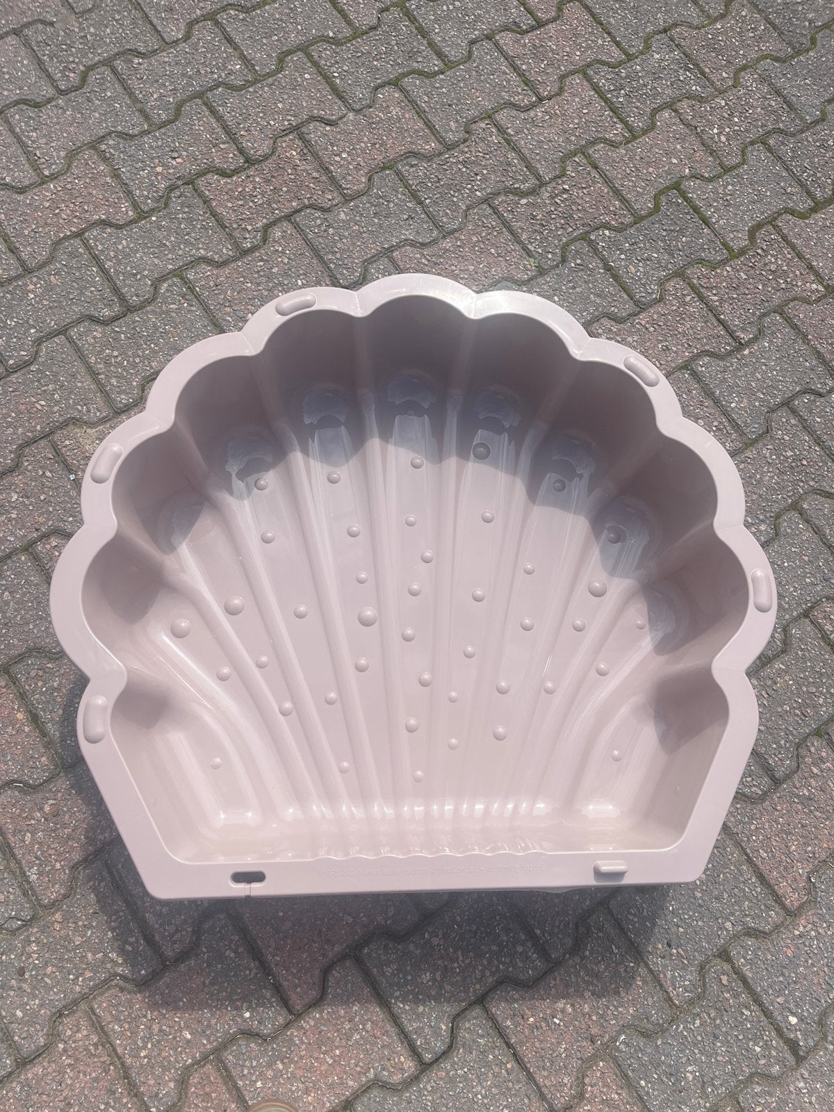 Pastel Licht Roze Schelp Zandbak/Zwembad 2-delig, Kinderen en Baby's, Speelgoed | Buiten | Zandbakken, Ophalen, Gebruikt