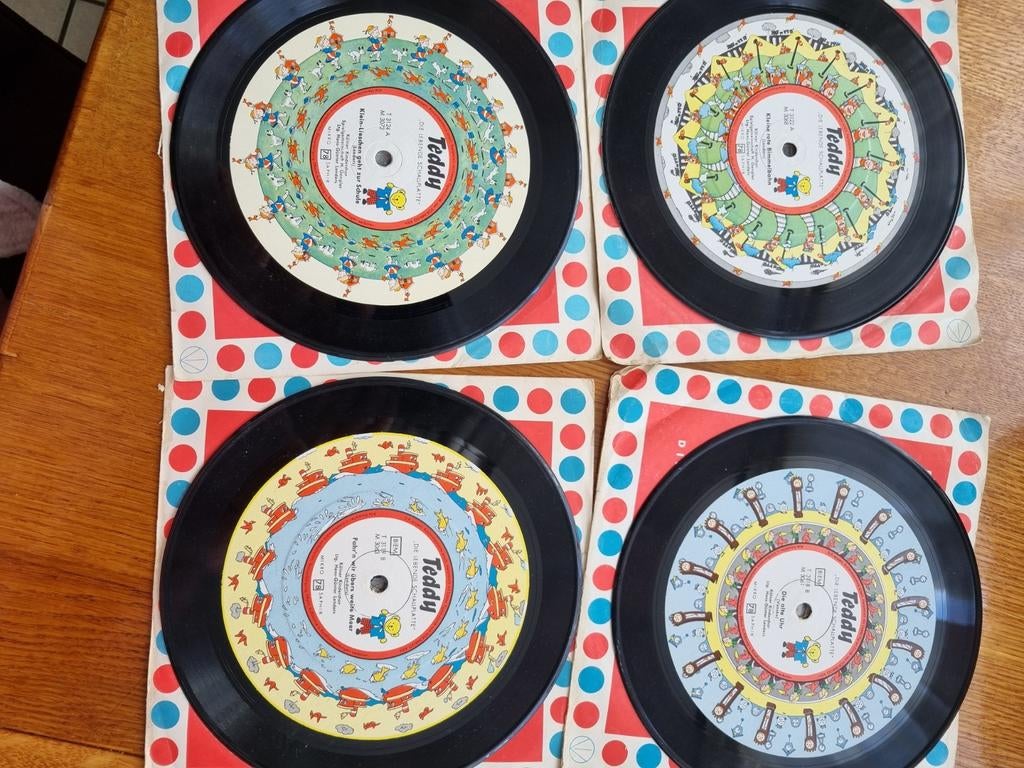 Kinderliedjes op jaren 50 singles van Teddy, Ophalen of Verzenden, Gebruikt, Kinderen en Jeugd, Single