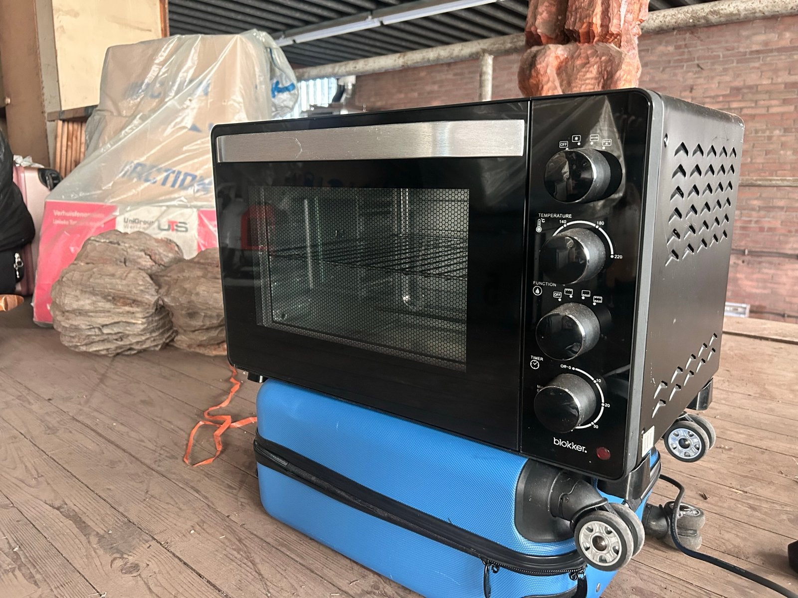 Blokker Mini-oven - Compact en Functioneel, Minder dan 45 cm, Gebruikt, Ophalen of Verzenden, Blokker