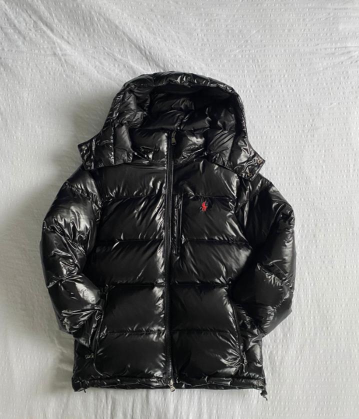 Ralph lauren glossy down jacket, Kleding | Heren, Jassen | Winter, Nieuw, Maat 48/50 (M), Zwart, Ophalen of Verzenden