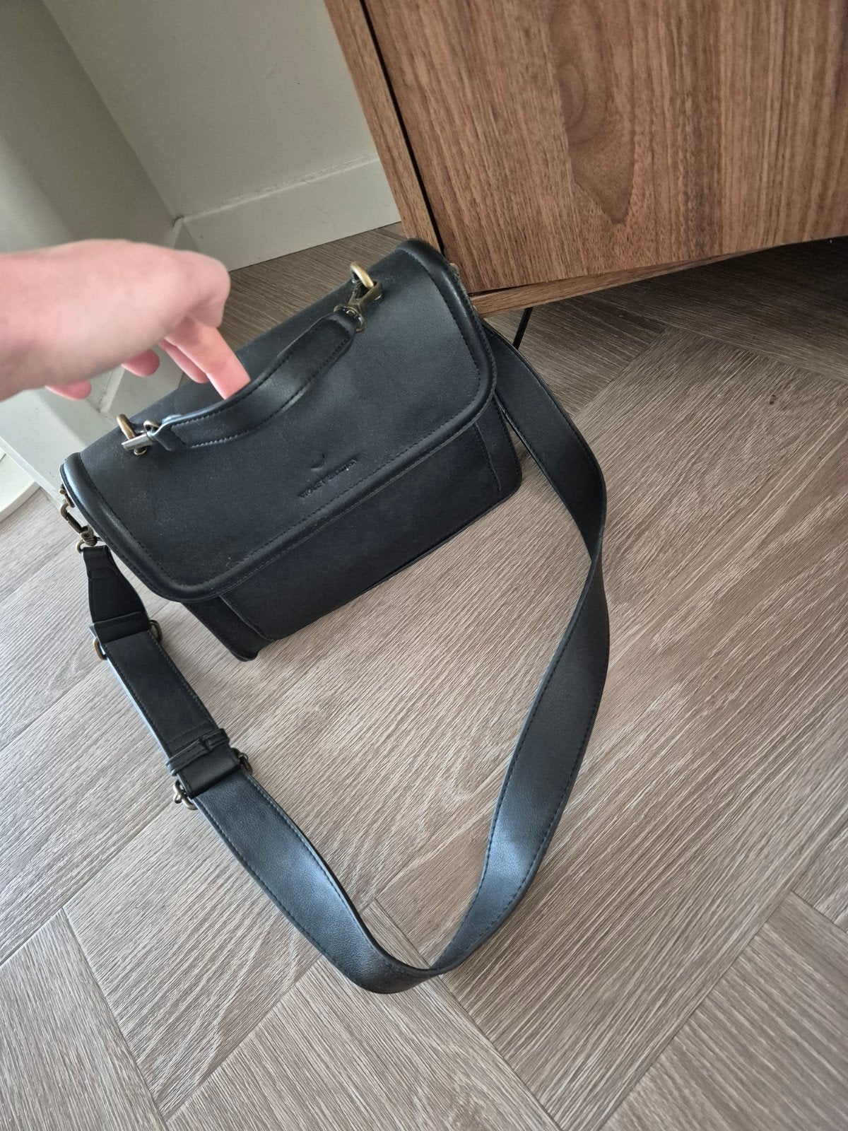 Victoria Hamden Tas Zwart, Ophalen of Verzenden, Zo goed als nieuw, Zwart, Schoudertasje