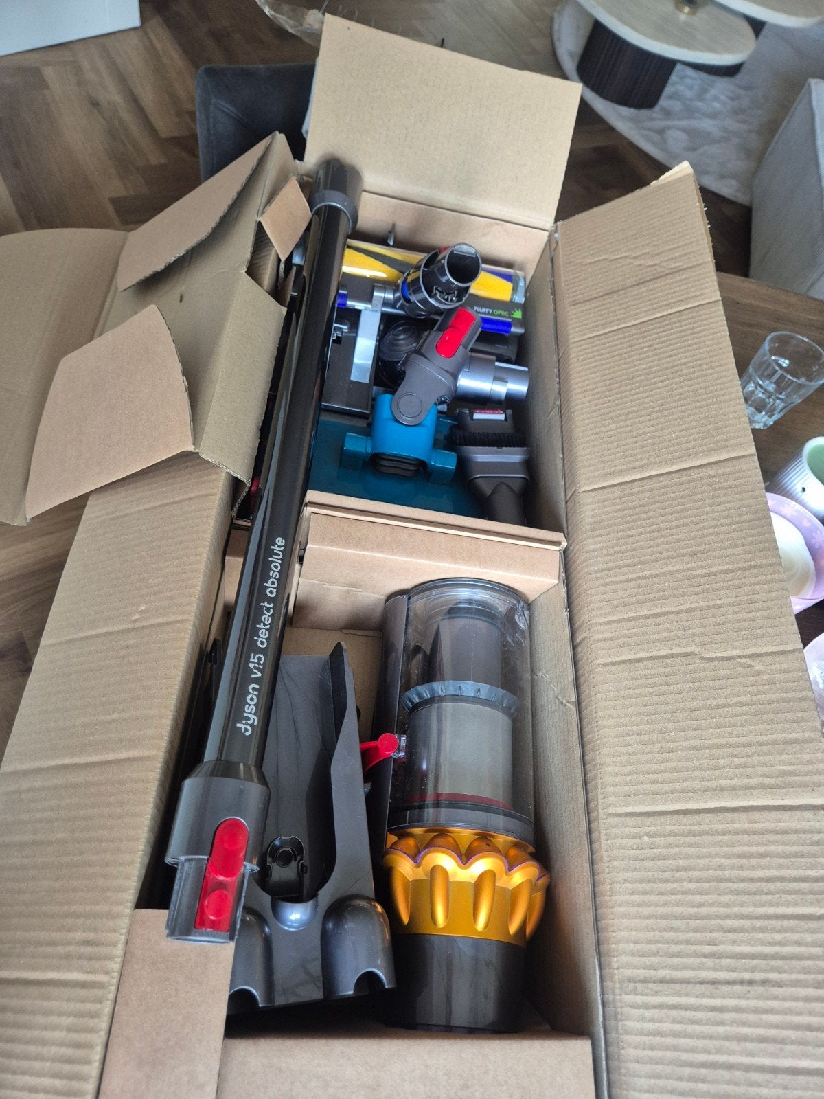 Dyson V15 Detect Submarine steelstofzuiger, Witgoed en Apparatuur, Ophalen, Zo goed als nieuw