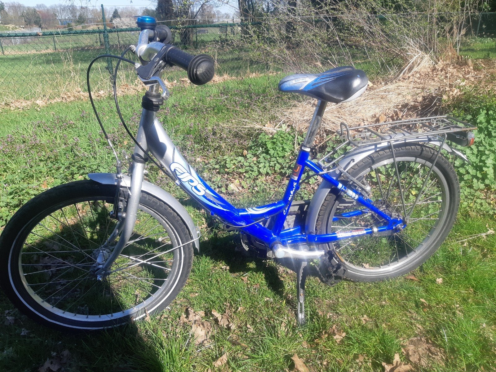 kinderfiets, Fietsen en Brommers, Fietsen | Vouwfietsen, Ophalen, Gebruikt, Terugtraprem, Minder dan 14 inch