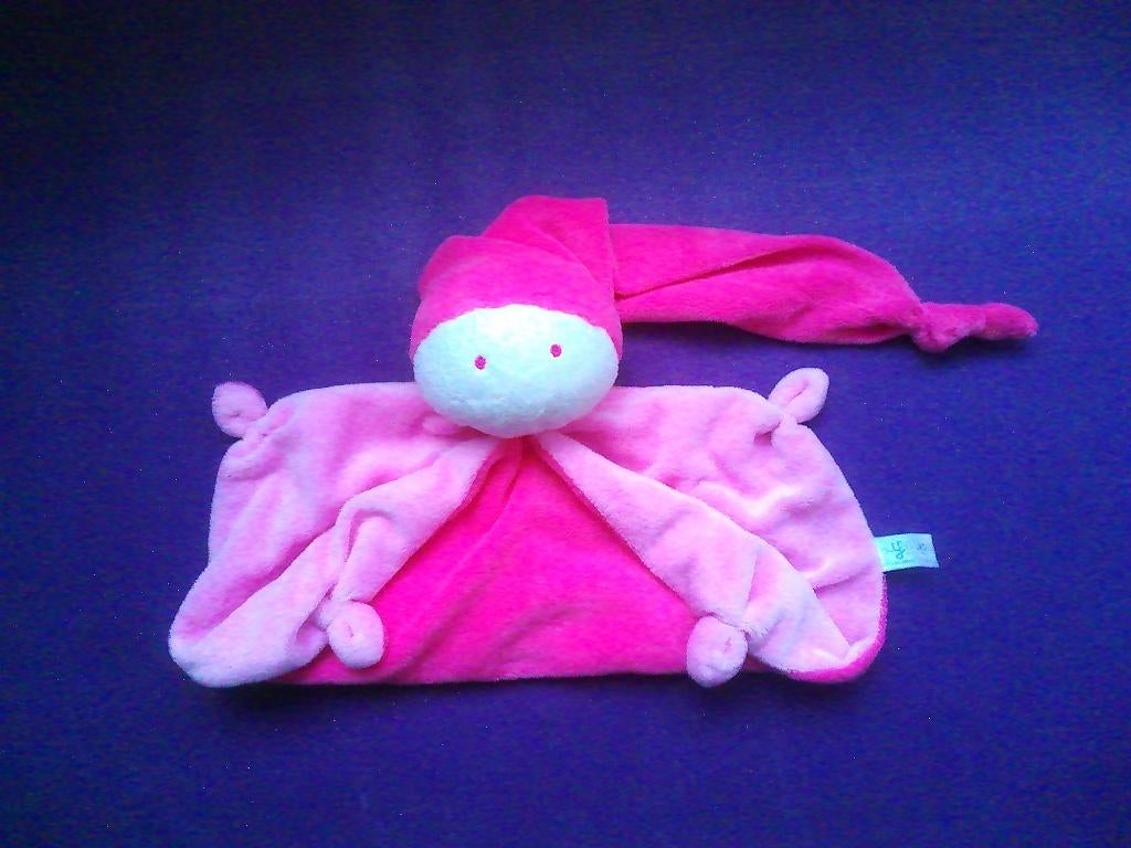 DIFRAX Knuffeldoekje POPJE GROOT. 2 KLEUREN ROZE **Nieuw**, Ophalen of Verzenden, Nieuw, Roze, Overige typen