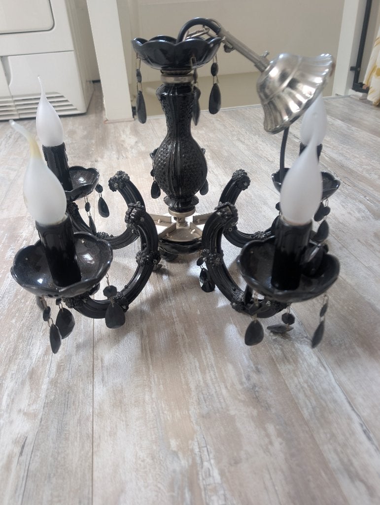 Barok hanglamp, Ophalen, Gebruikt, Kunststof
