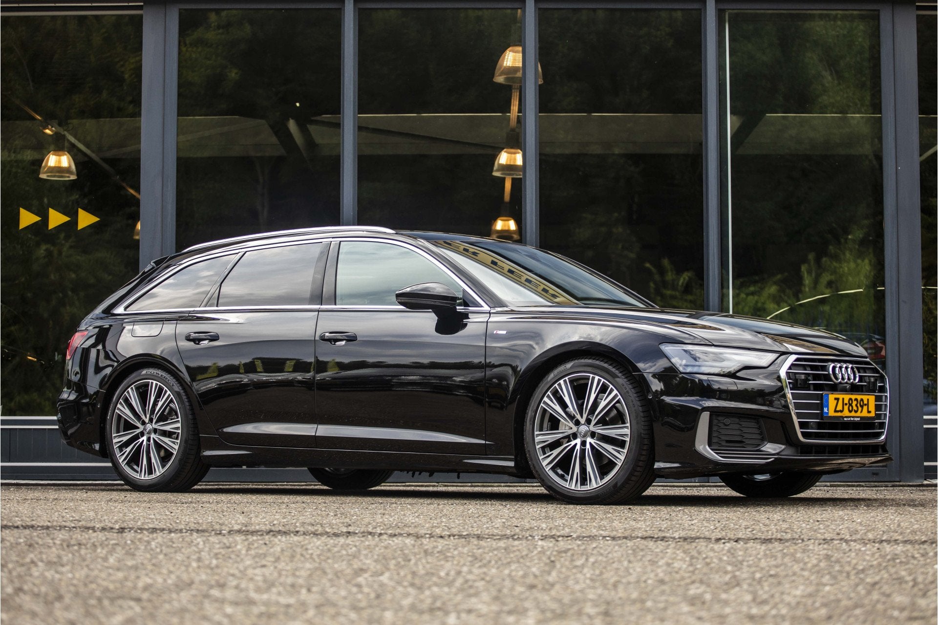 Audi A6 Avant 40 TDI Design Pro Line Plus (bj 2018), Auto's, Audi, Gebruikt, Euro 6, 2000 kg, Zwart