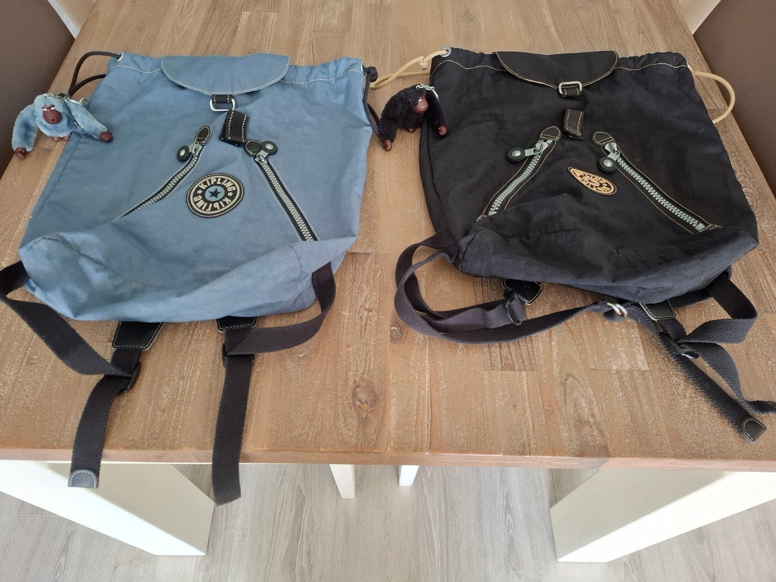 Blauwe en zwarte rugzak kipling, Ophalen, Zo goed als nieuw, Blauw, Overige typen