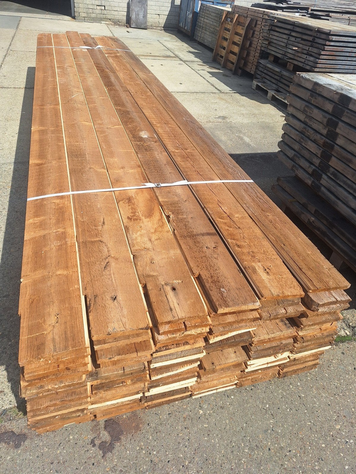 sloophout  planken  wandbekleding  dakbeschot  vloer, Doe-het-zelf en Verbouw, Hout en Planken, Minder dan 25 mm, Ophalen of Verzenden