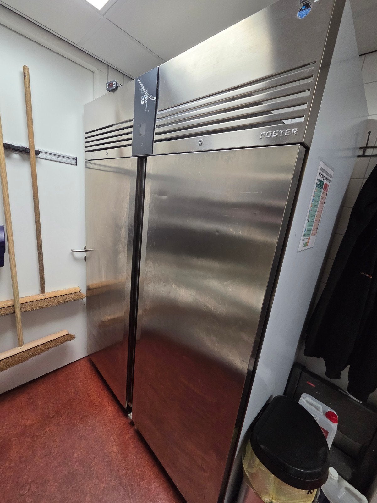 Dubbeldeurs Horeca vriezer - Regelaar nazien, Gebruikt, 160 cm of meer, Vrijstaand, 90 cm of meer