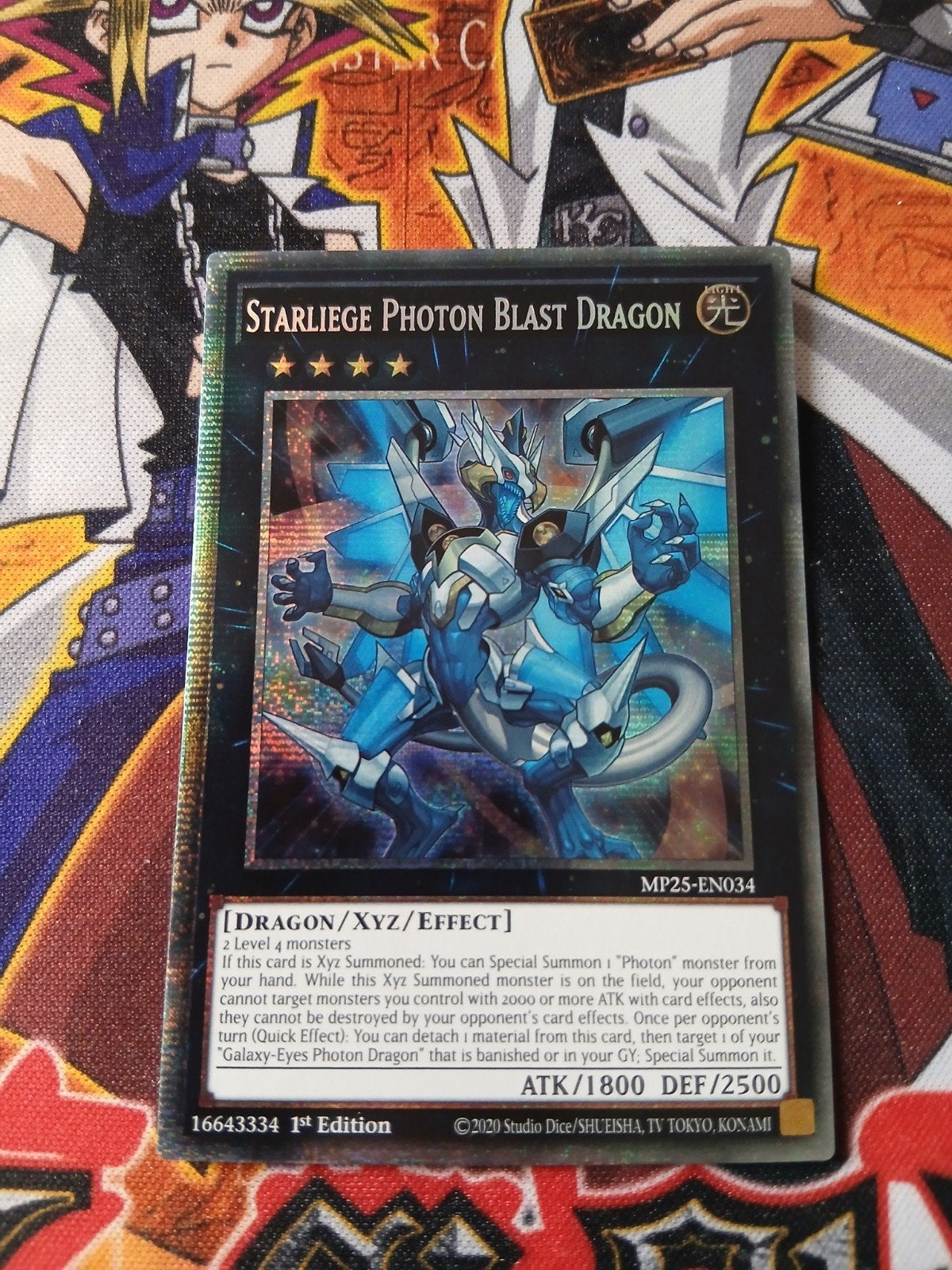 Starliege Photon Blast Dragon - Starlight Rare MP25 Yu-Gi-Oh, Ophalen of Verzenden, Zo goed als nieuw, Foil