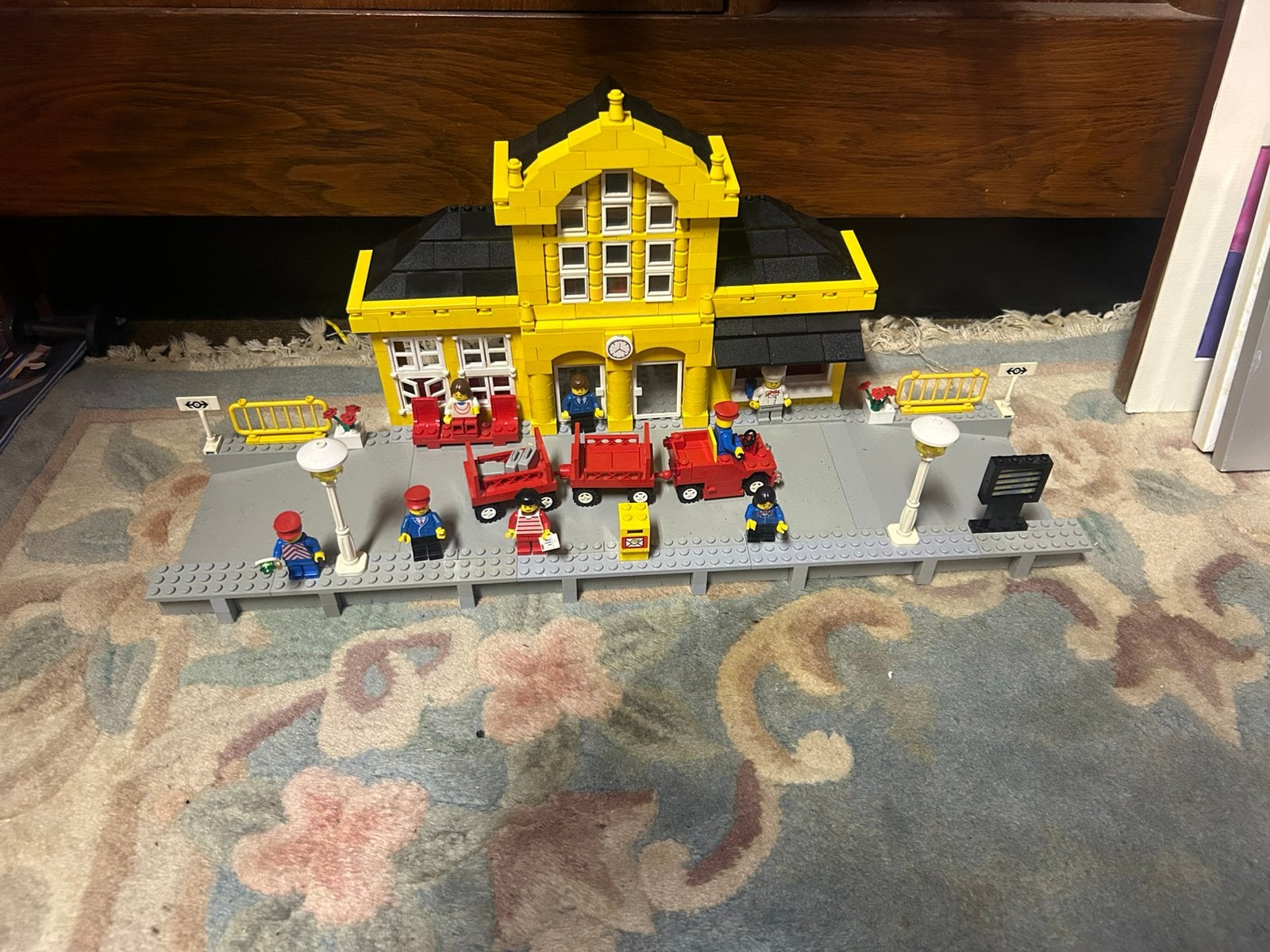 Lego Treinstation 4554, Kinderen en Baby's, Speelgoed | Duplo en Lego, Ophalen of Verzenden, Zo goed als nieuw, Compleet, Lego