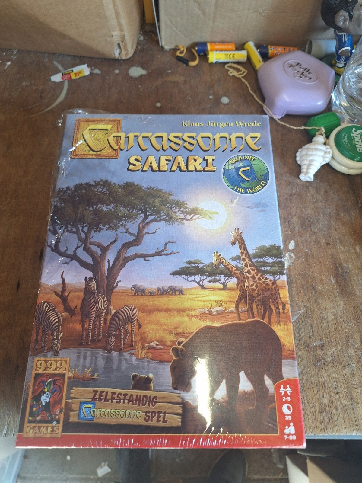 Carcassonne Safari bordspel nieuw in plastic, Hobby en Vrije tijd, Gezelschapsspellen | Bordspellen, Ophalen of Verzenden, Nieuw