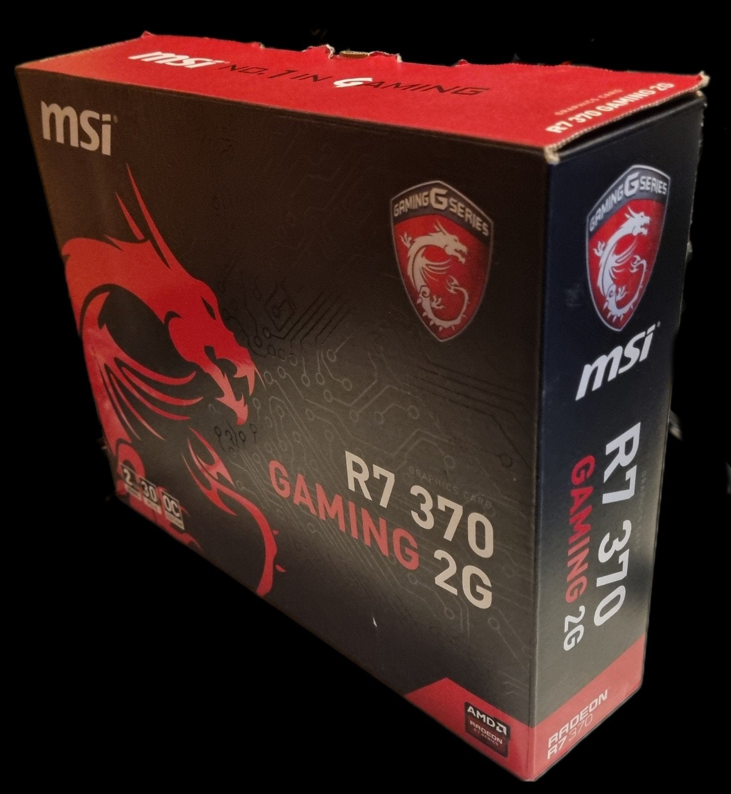 MSI R7 370 GAMING 2G compleet in doos, Computers en Software, Videokaarten, PCI-Express 3, AMD, Ophalen of Verzenden, GDDR5
