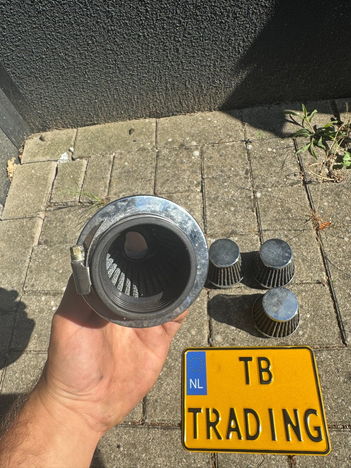Powerfilters voor 24mm carburateurs - Set van 4, Ophalen of Verzenden, Gebruikt, Overige typen