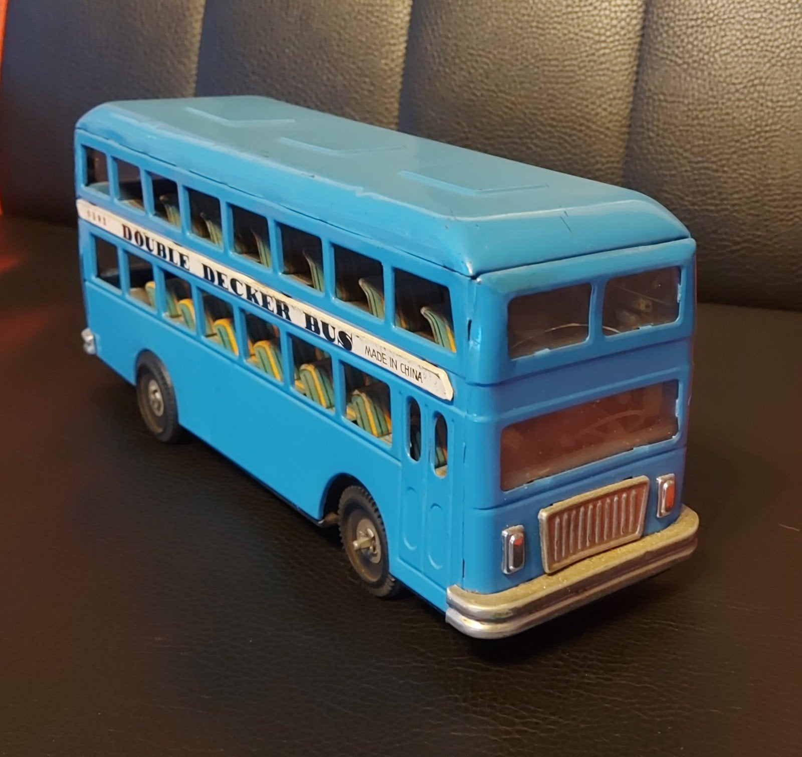 Blikken dubbeldekker, Ophalen of Verzenden, Bus of Vrachtwagen