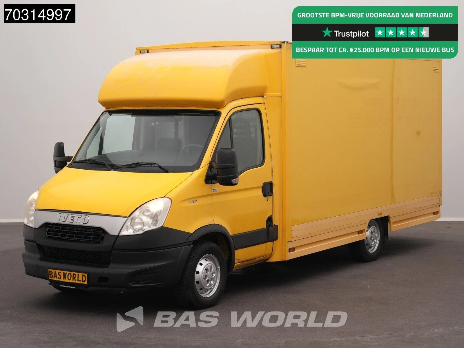 Iveco Daily 35S11 Automaat Luchtvering Zijdeur Bakwagen Meub, Auto's, Automaat, Euro 5, Stof, Gebruikt
