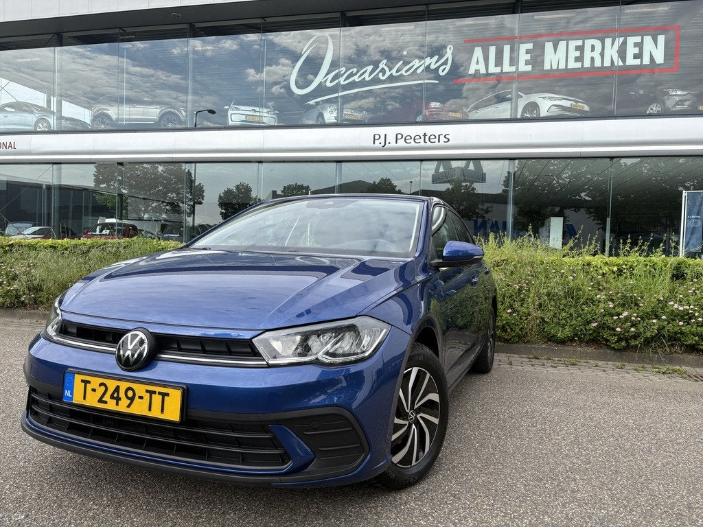 Volkswagen Polo 1.0 TSI Life Airco - Apple carplay - Navigat, Voorwielaandrijving, Stof, Gebruikt, Euro 6