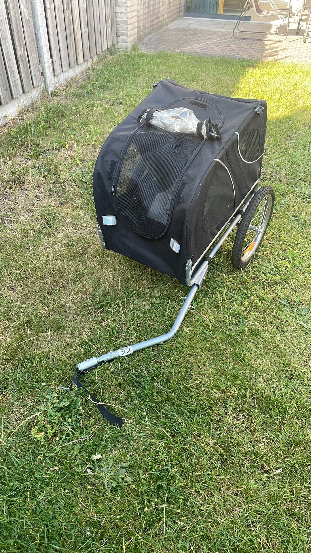 Honden fiets kar, Ophalen of Verzenden, Zo goed als nieuw, Hondenkar