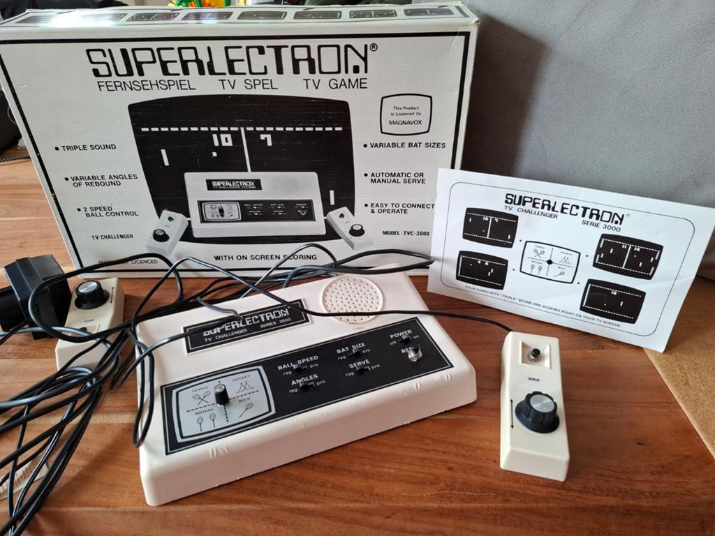 Magnavox Superlectron TV Challenger (TVC 3000) met doos, Ophalen of Verzenden