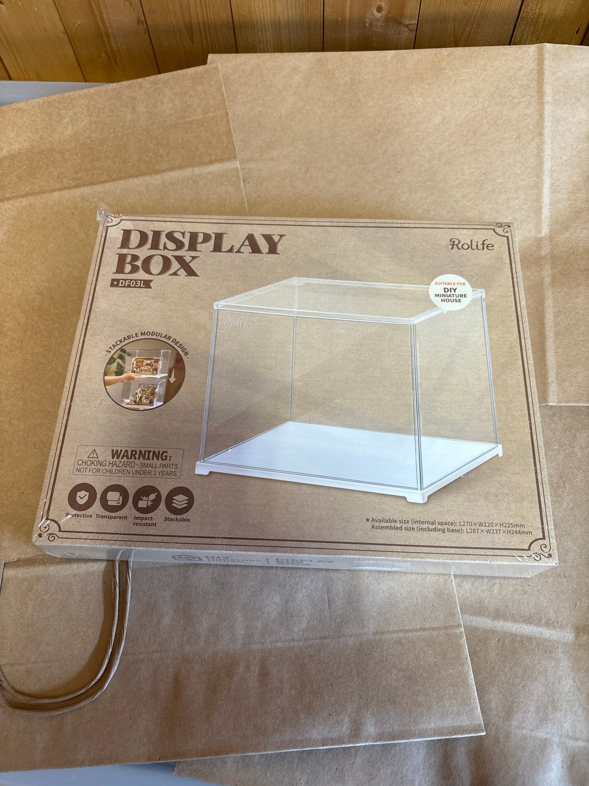 Rolife Display Box DF03L - Nieuw in verpakking, Huis en Inrichting, Ophalen of Verzenden, Nieuw, Wit, Kunststof