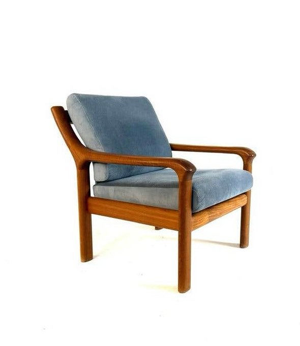Vintage teakhouten fauteuil, EMC Furniture ‘80