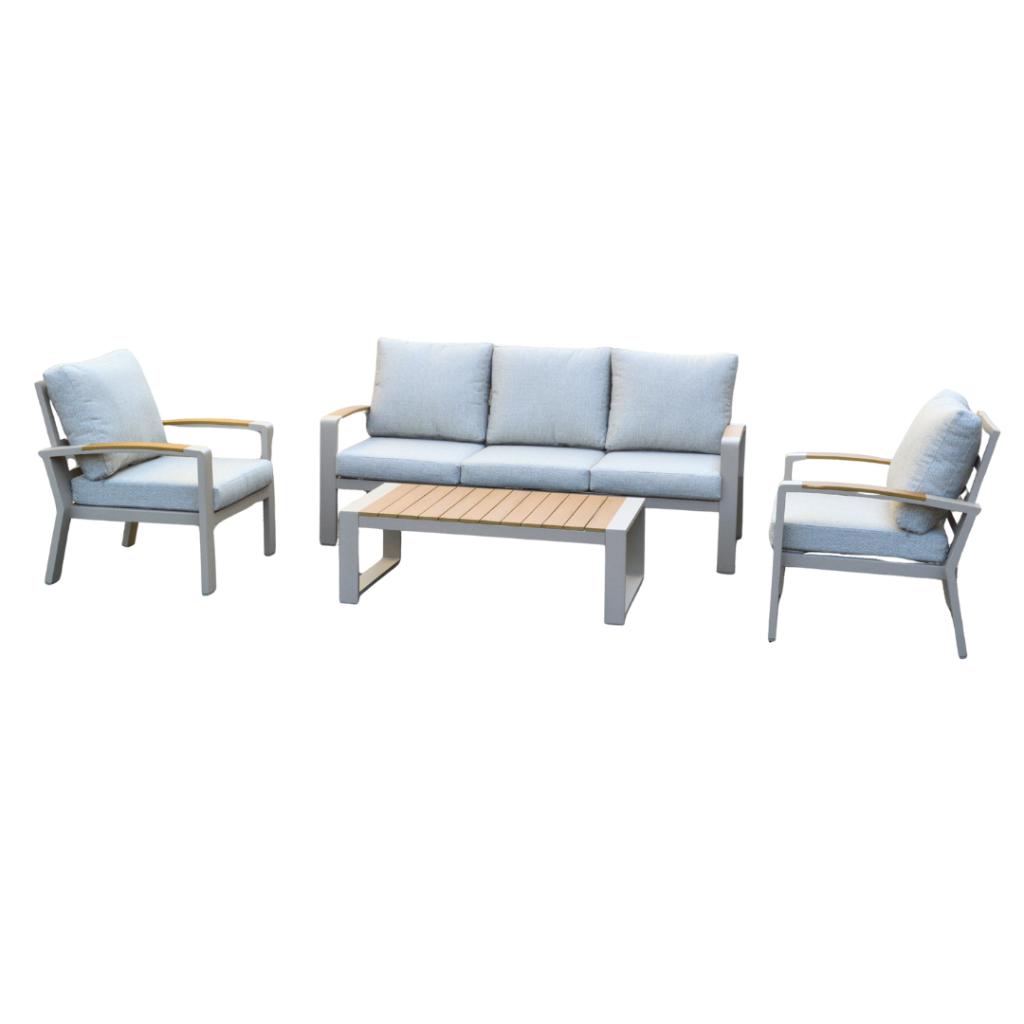 Tuinset Brugge | Tuincentrum Van der Spek, Ophalen, 5 zitplaatsen, Bank, Loungeset