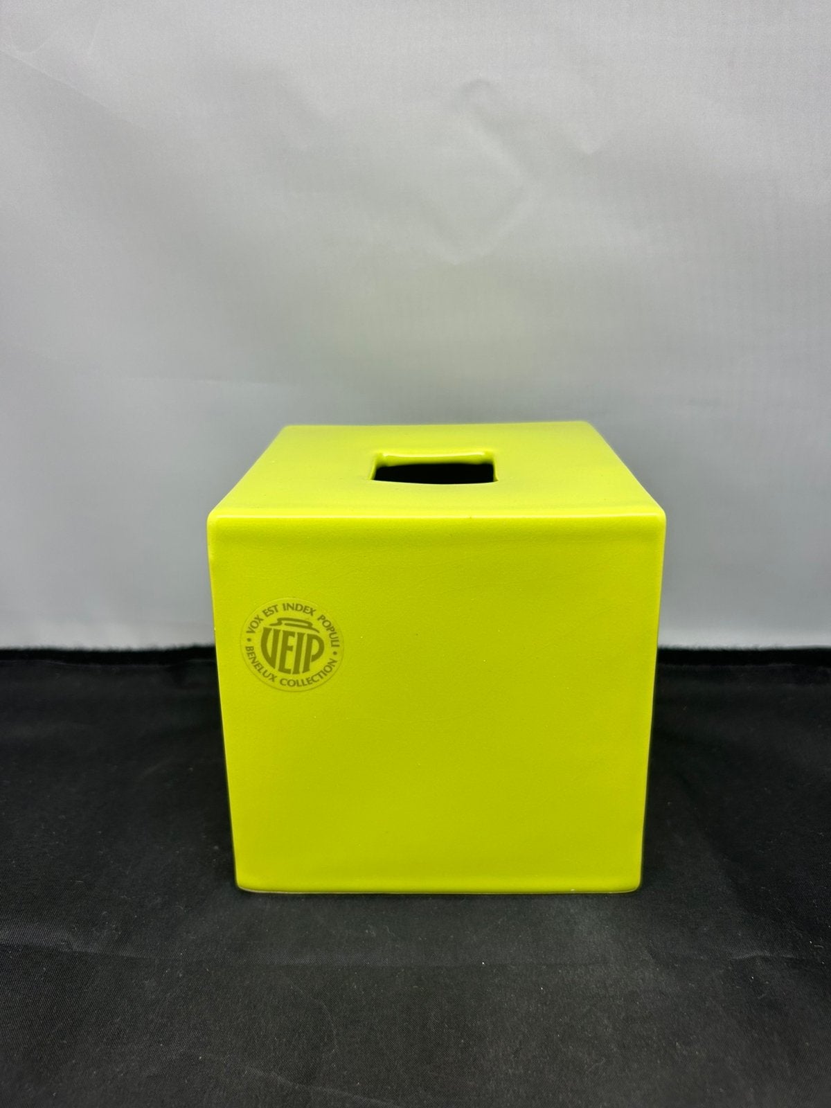Vintage VEIP tissuebox houder - Benelux Collection retro, Ophalen of Verzenden, Zo goed als nieuw, Steen/keramiek
