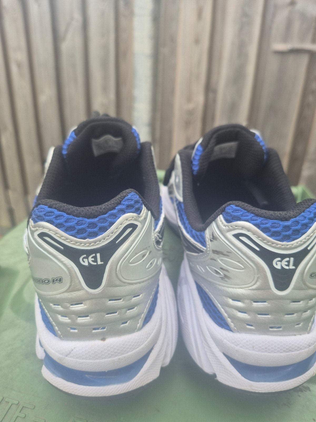 ASICS Gel-Kayano 14 Sneakers - Blauw/Zilver - Maat 43.5, Ophalen, Blauw, ASICS, Sneakers of Gympen