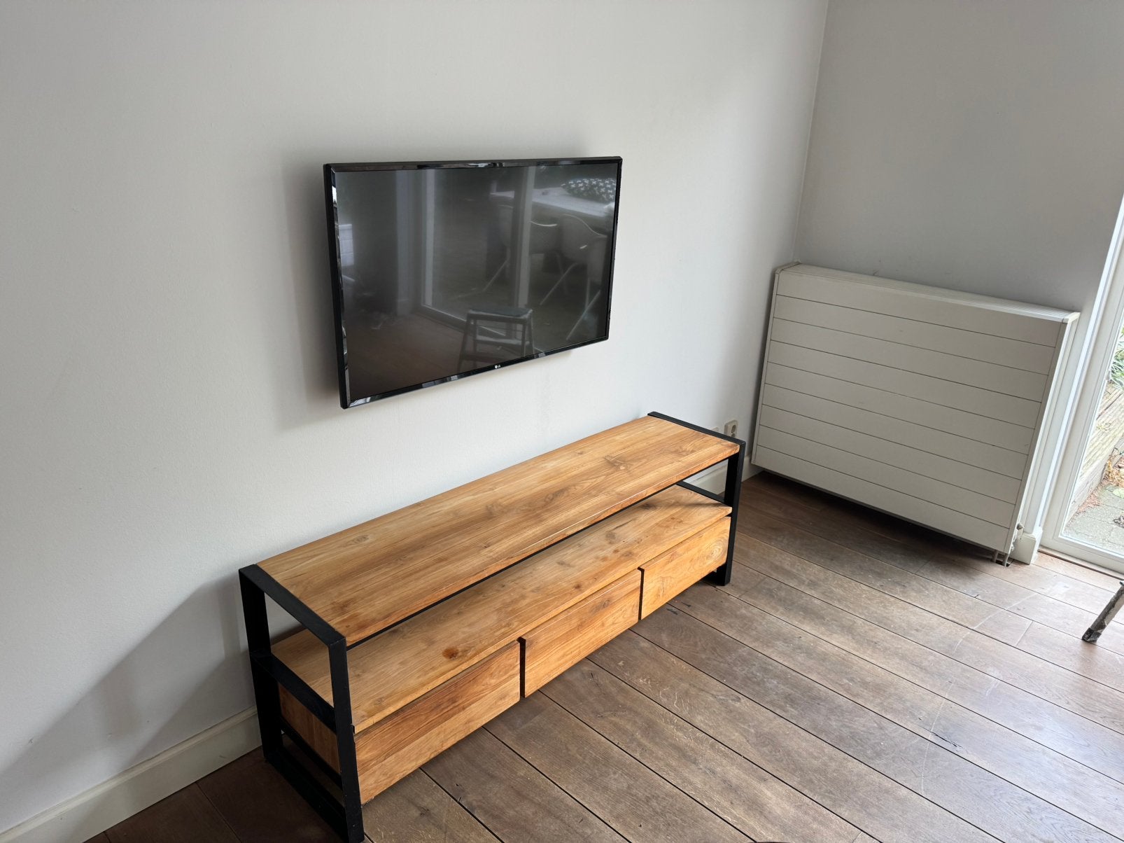 Teak tv meubel 16x40x56, Ophalen