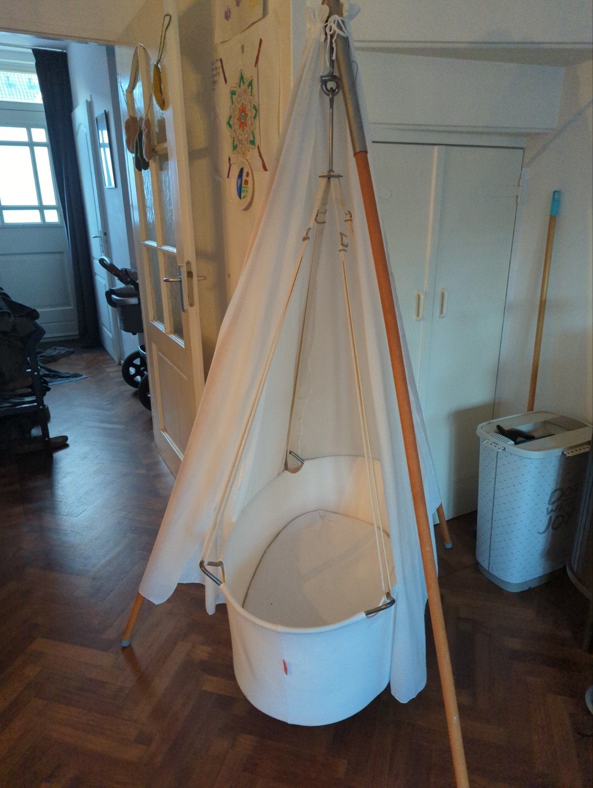 Leander Hangwieg met Matras, Ophalen, Gebruikt, Wit, Scandinavisch